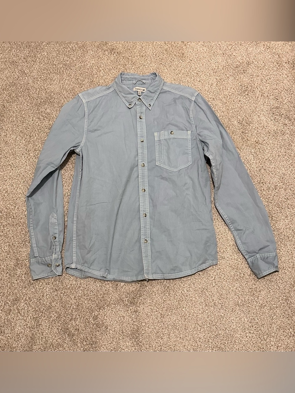 Toad&Co Light Blue Casual Button-Down Shirt